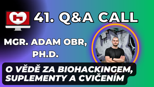 🎫 Pozvánka na call s Adamem Obrem: limity biohackingu