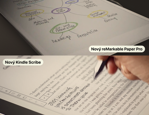 🩳 Nový reMarkable Pro a Kindle Scribe – proč ne a proč ano